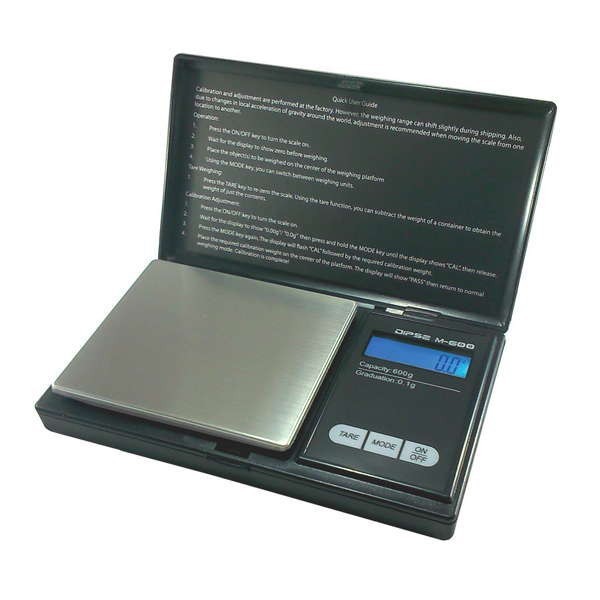 Weegschalen 0,1 g tot 600 g (digitale weegschalen pocket formaat) Weegschalen 0,1 g tot 600 g (digitale weegschalen pocket formaat)