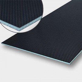 Carbon Sandwich plaat met Airex® kern