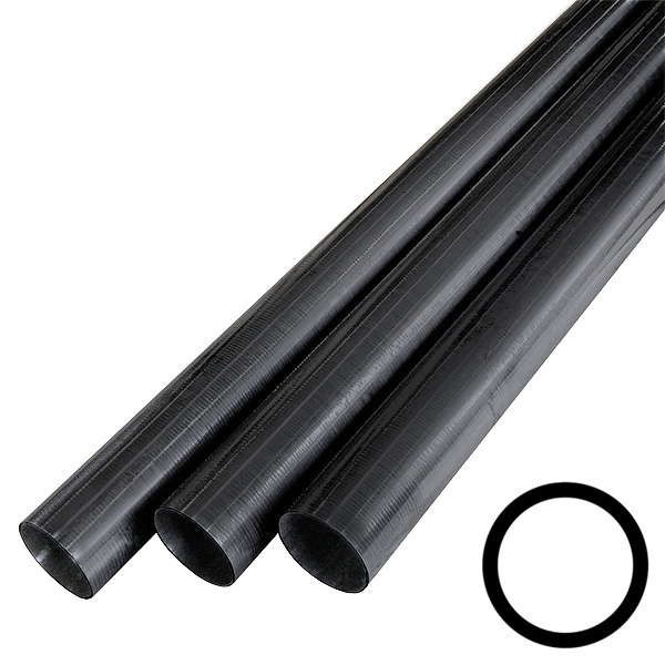 Carbon Buis Gewikkeld, PW, (3K) ongeverfd Carbon Buis Gewikkeld, PW, (3K) ongeverfd