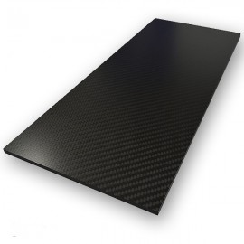 Carbonvezel plaat  ECOTECH™, 350 x 150 mm