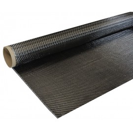 Carbon Weefsel 160 g/m² (aero), 100cm breed, keper geweven