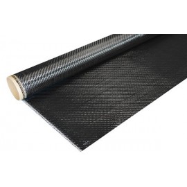 Carbon Weefsel 160 g/m² , 100 cm breed,  keper geweven