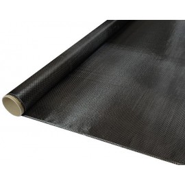 Carbon Weefsel 160 g/m² (aero), 100 cm breed,  vierkant geweven