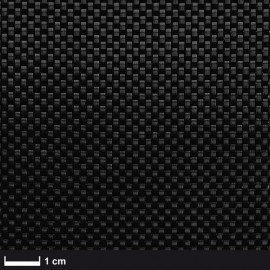 Carbon Weefsel 200 g/m² (aero), 100 cm breed,  vierkant geweven