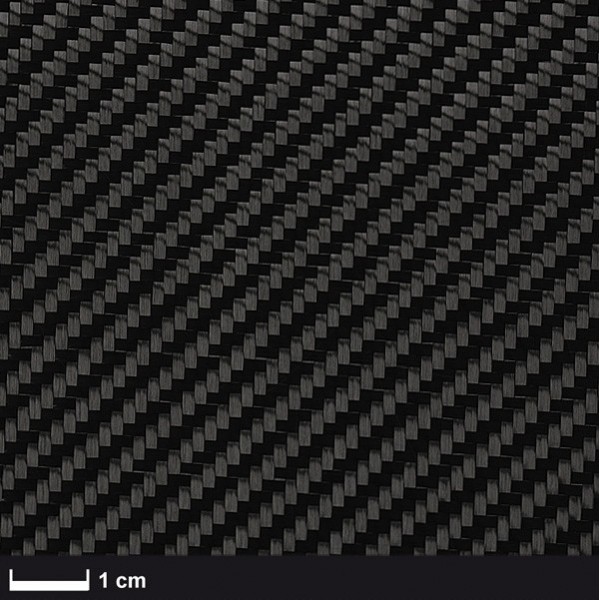 Carbon weefsel 245 g/m² (Aero), keper geweven,150 cm breed Carbon weefsel 245 g/m² (Aero), keper geweven,150 cm breed