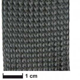 Carbonvezel slang gevlochten 35 mm