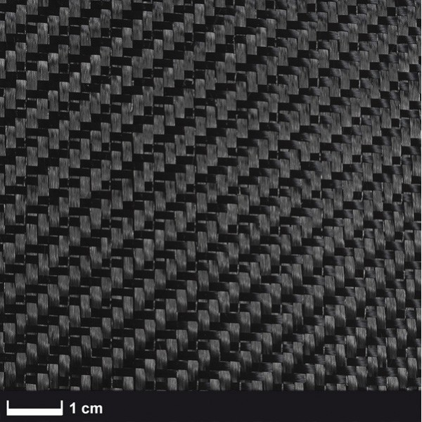 Carbon Weefsel 200 g/m², 100cm breed, anti slip, keper geweven Carbon Weefsel 200 g/m², 100cm breed, anti slip, keper geweven