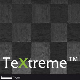 TeXtreme ® carbon weefsel 80 g/m² HT vierkant geweven, breedte 100 cm