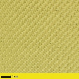 Aramide weefsel 170 g/m² (aero) keper geweven, 100 cm breed