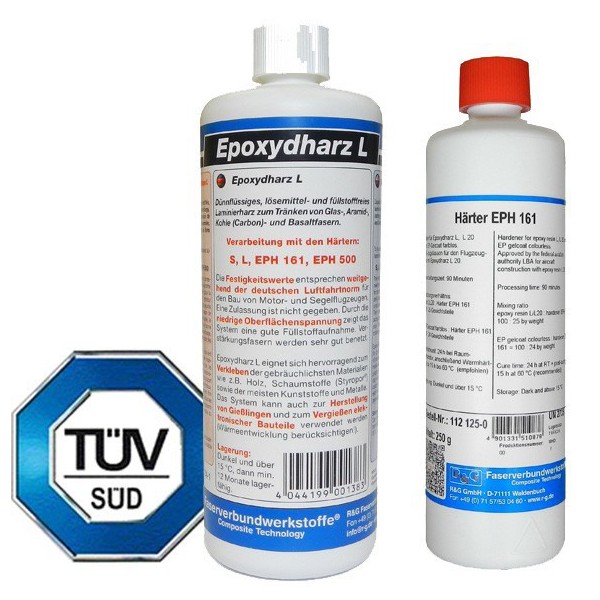 Epoxyhars L + Verharder EPH 161 (set van 2 componenten) Epoxyhars L + Verharder EPH 161 (set van 2 componenten)