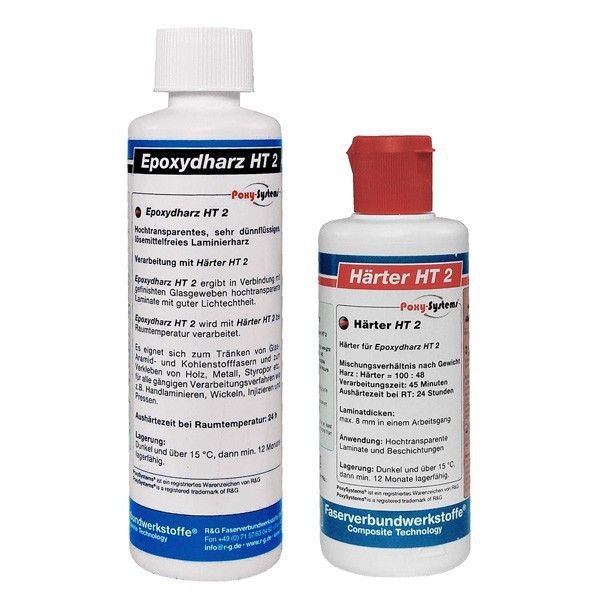 Epoxyhars HT2 + Verharder HT2 (set van 2 componenten) Epoxyhars HT2 + Verharder HT2 (set van 2 componenten)