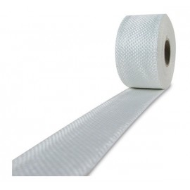 Glasvezel weefsel tape 225 g/m² 30 mm plain geweven, silaan