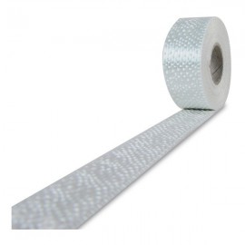 Glasvezel weefsel tape 220 g/m² UD 20 mm plain geweven, silaan