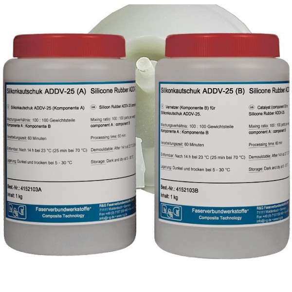 Silicone rubber ADDV-25 (set van 2 componenten)